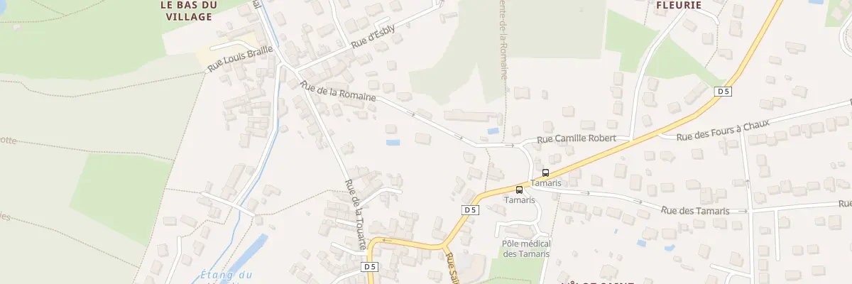 Plan du 5 Rue de la Romaine à Coupvray