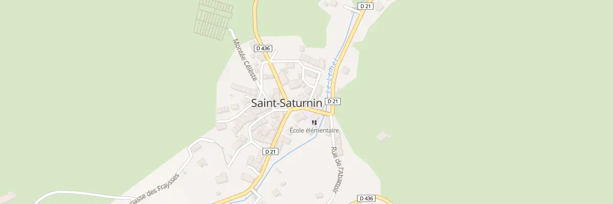 Plan du 5134 Le Bourg à Saint-Saturnin