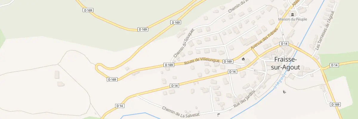 Plan du 5254 Che du Souquet à Fraisse-sur-Agout