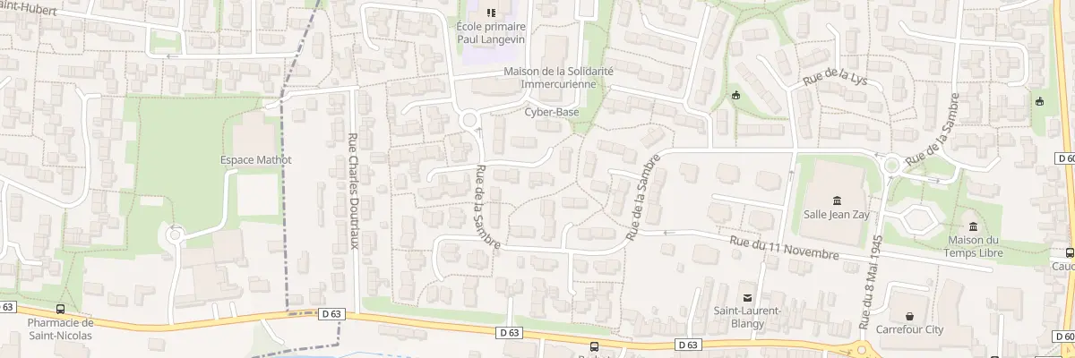 Plan du 8 Rue de la Slack à Saint-Laurent-Blangy