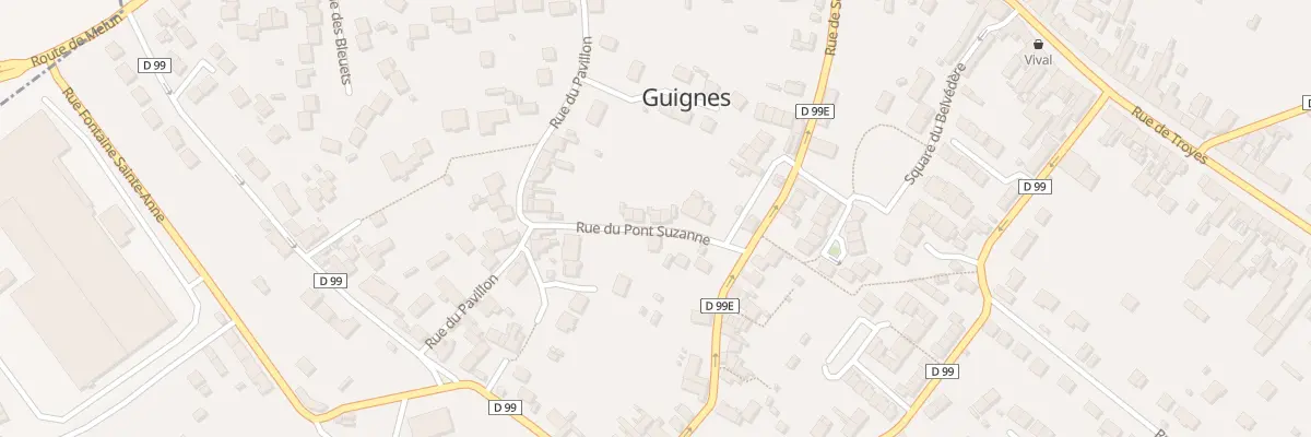 Plan du 8 Rue du Pont Suzanne à Guignes