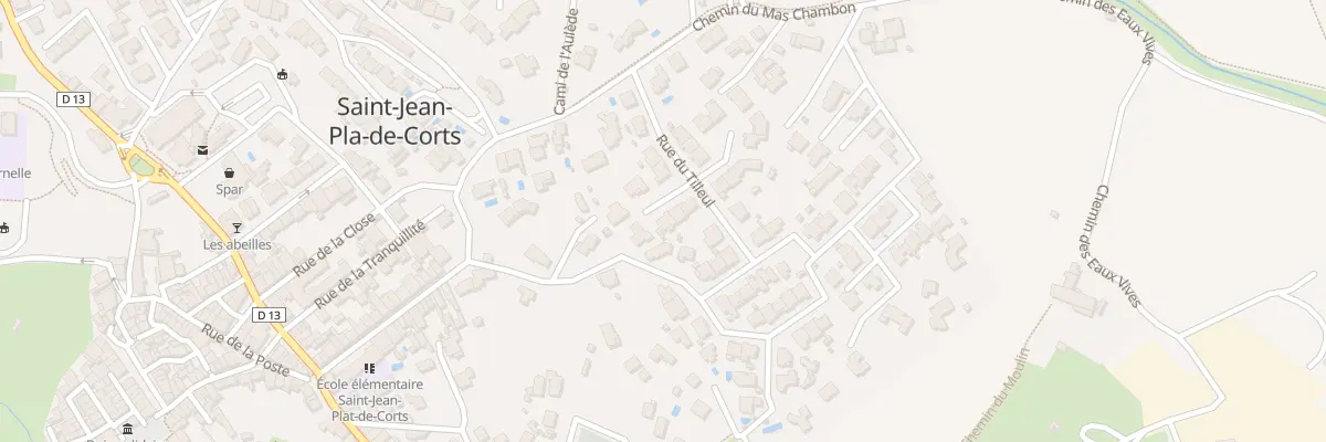 Plan du 8 Rue du Tilleul à Saint-Jean-Pla-de-Corts