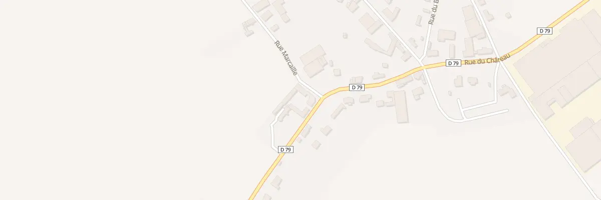 Plan du 13 Rue du Château à Soyécourt