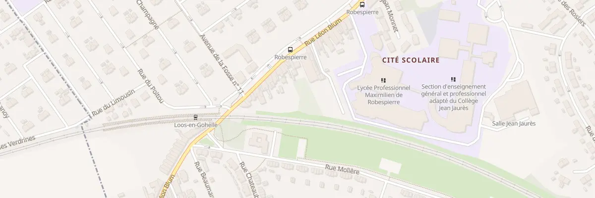Plan du 125 Rue Léon Blum à Lens