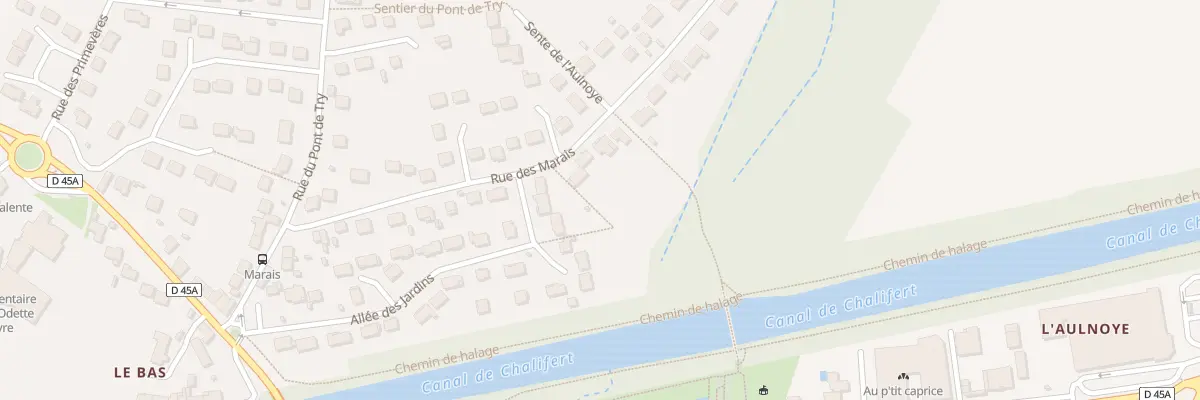 Plan du 16 Rue des Marais à Coupvray