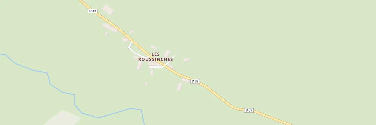 Plan du 68 Les Roussinches à Brezons