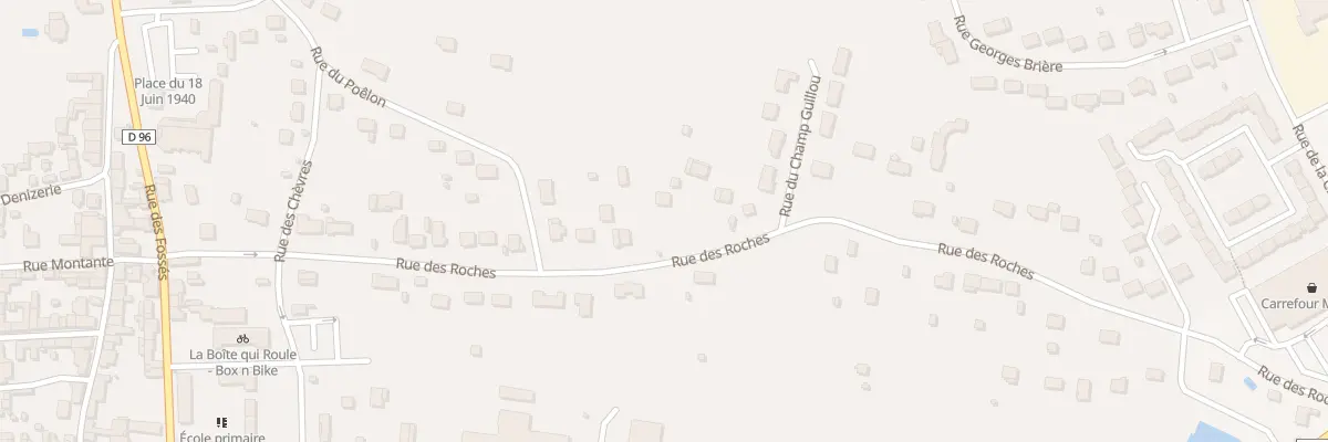 Plan du 31 Rue des Roches à Ferrières-en-Gâtinais