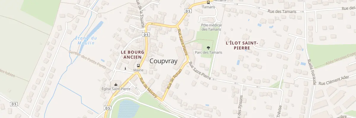 Plan du 4 Rue Saint Pierre à Coupvray
