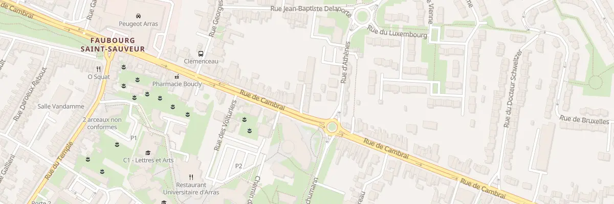 Plan du 127 Rue de Cambrai à Arras