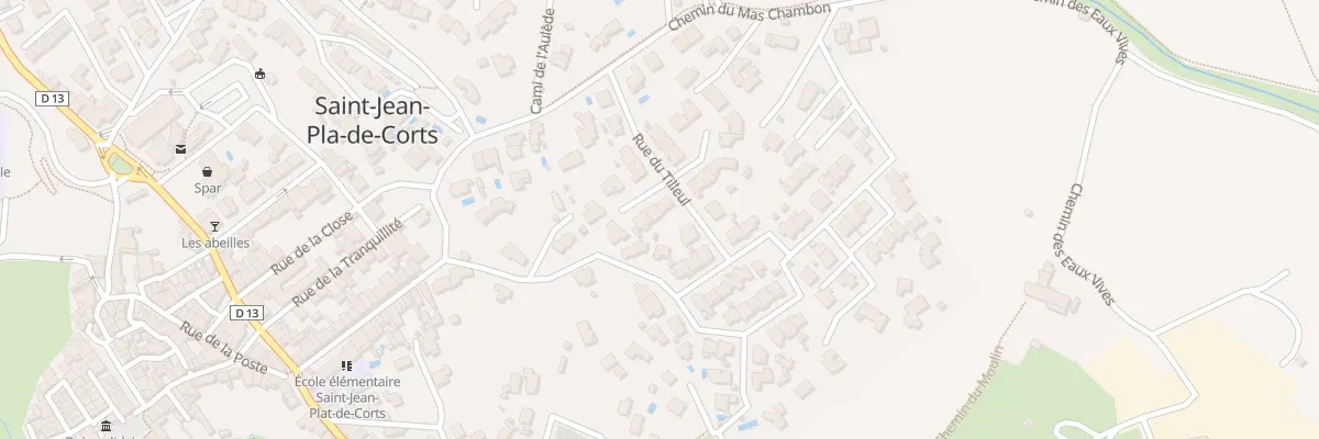 Plan du 9 Rue du Tilleul à Saint-Jean-Pla-de-Corts