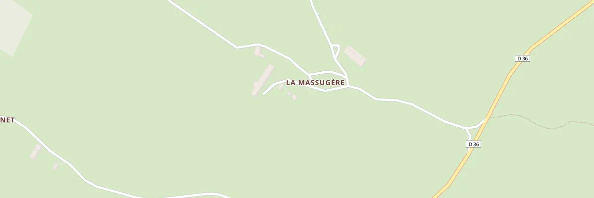 Plan du 5008 La Massugere à Saint-Bonnet-de-Condat