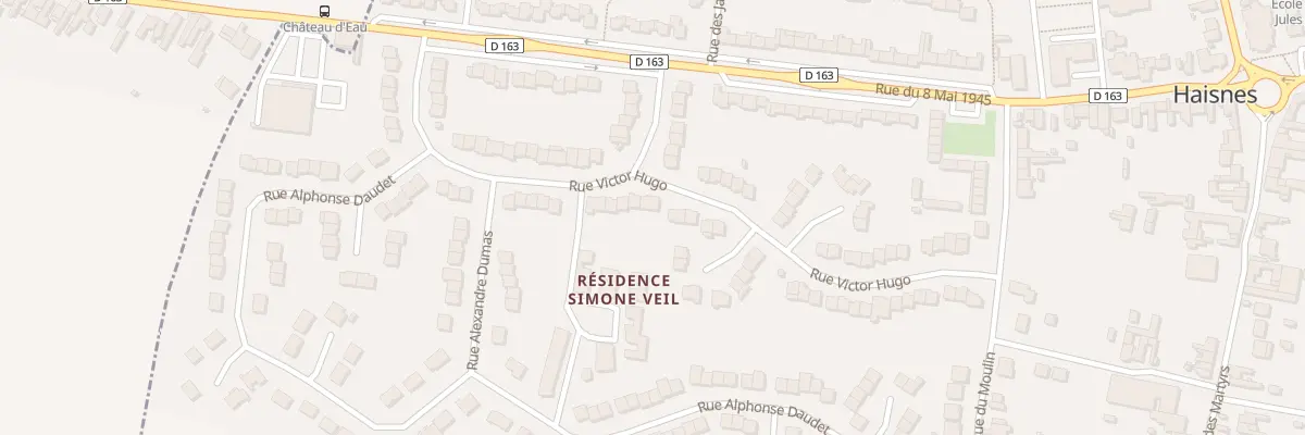 Plan du 40 Rue Victor Hugo à Haisnes