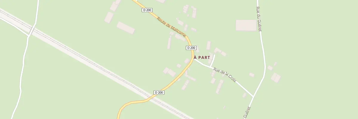 Plan du 1 Rte de Malicorne à Colombier