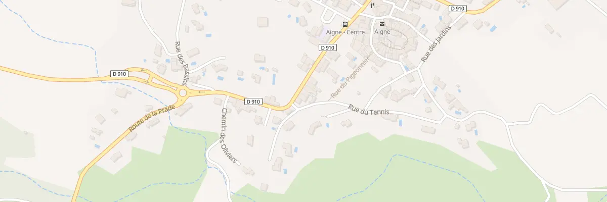 Plan du 5090 Au Village à Aigne
