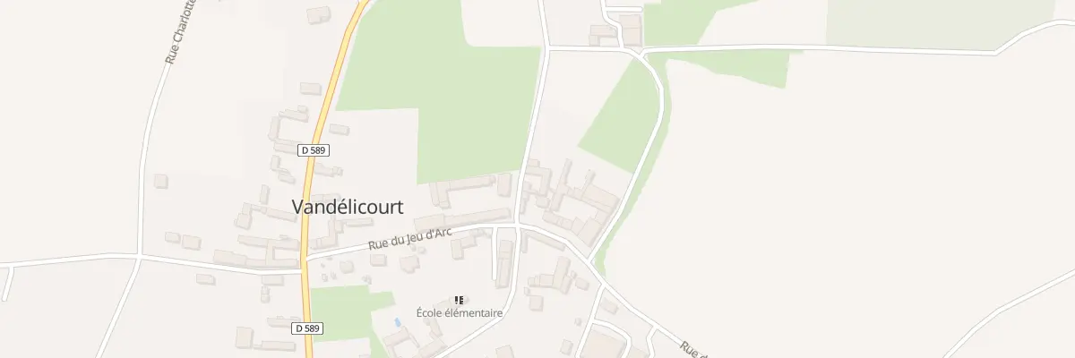 Plan du 2 Rue du Frêne à Vandélicourt