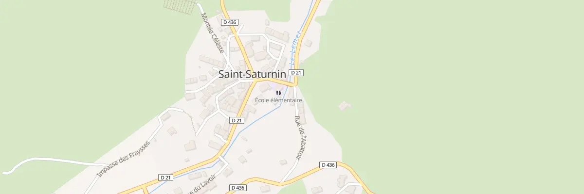 Plan du 5111 Le Bourg à Saint-Saturnin
