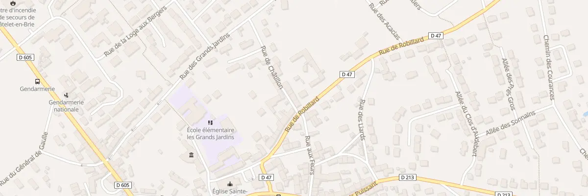 Plan du 4 Rue de Chatillon au Châtelet-en-Brie