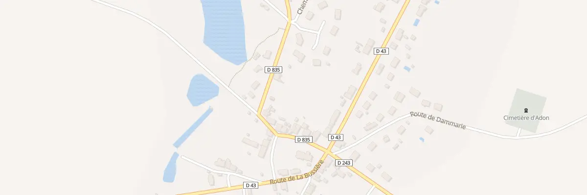 Plan du 6 Pl de l’Eglise à Adon