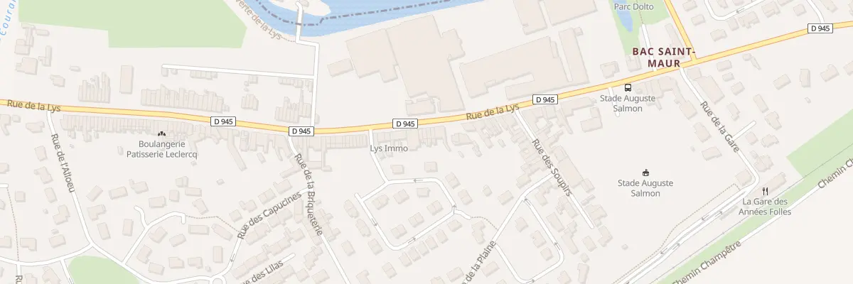Plan du 3106 Rue de la Lys à Sailly-sur-la-Lys