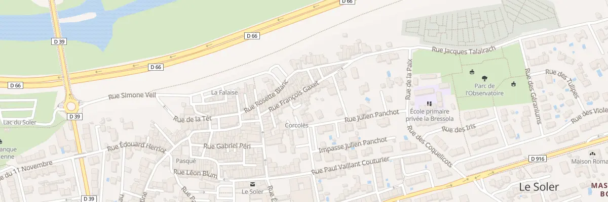 Plan du 26 Rue François Gaxet au Soler