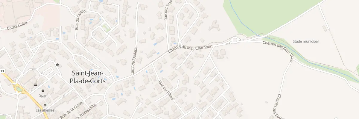 Plan du 24B Che du Mas Chambon à Saint-Jean-Pla-de-Corts