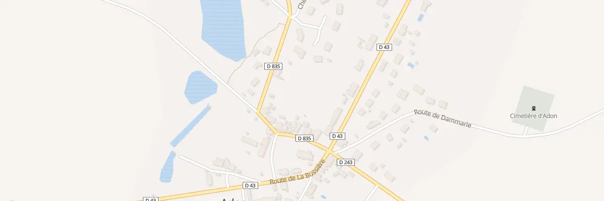 Plan du 5 Pl de l’Eglise à Adon