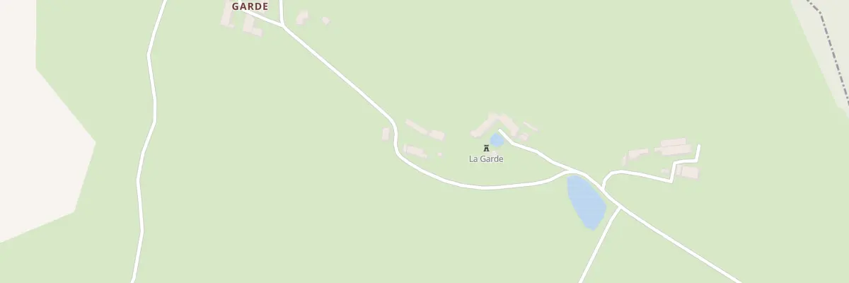 Plan du 6 La Garde à La Celle