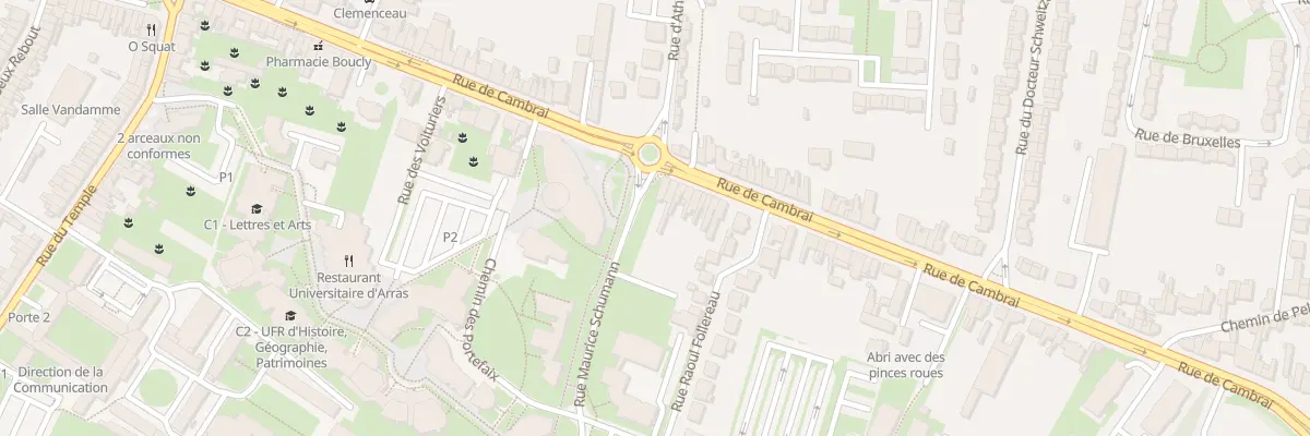 Plan du 74 Rue de Cambrai à Arras