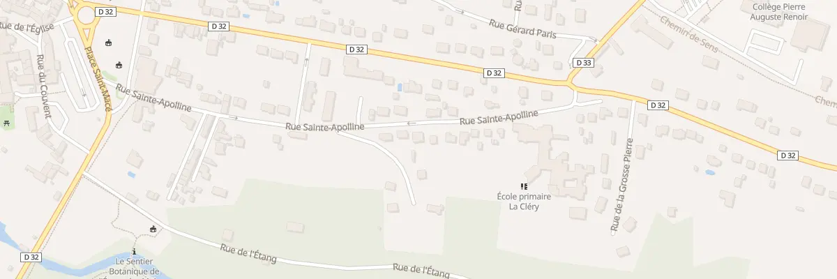 Plan du 22B Rue Sainte-apolline à Ferrières-en-Gâtinais