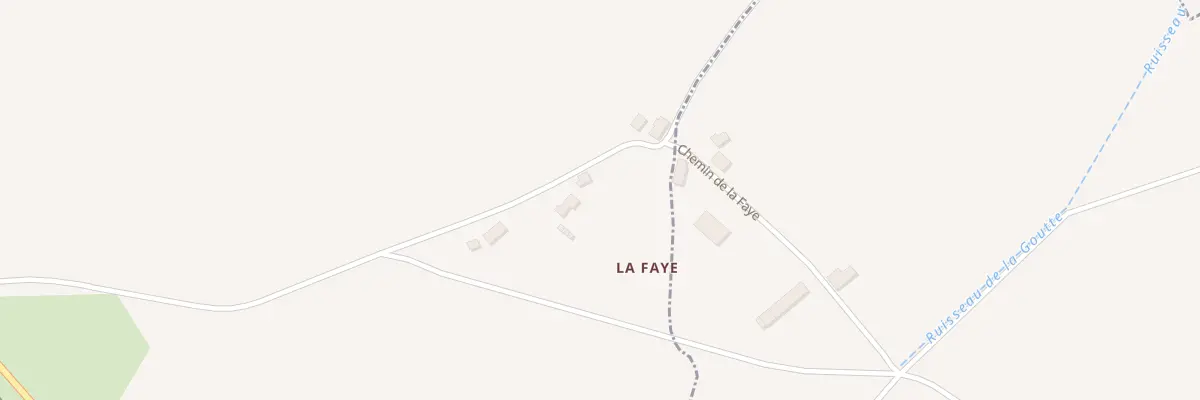 Plan du 6 La Faye à Malicorne