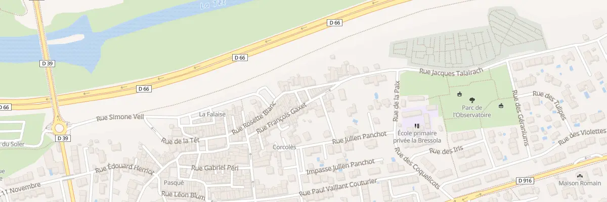 Plan du 39 Rue François Gaxet au Soler