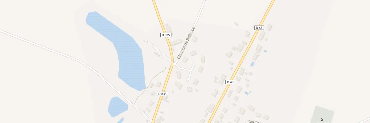 Plan du 8 Res Bellevue à Adon