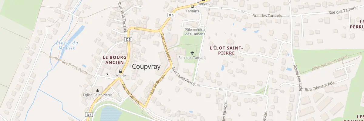 Plan du 7 Rue Saint Pierre à Coupvray