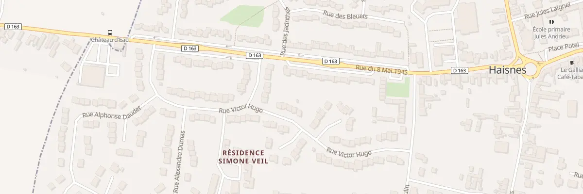 Plan du 39 Rue Victor Hugo à Haisnes