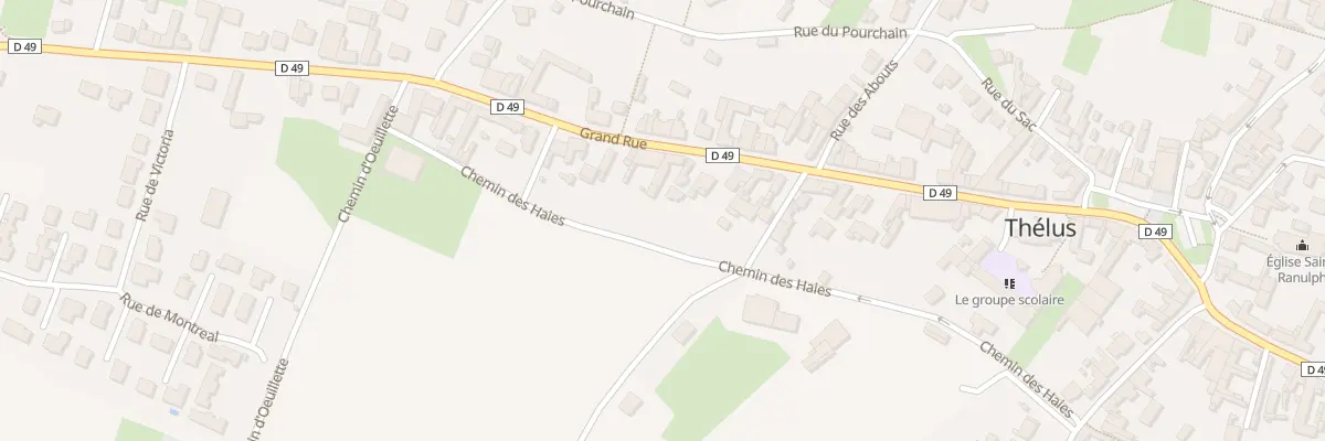 Plan du 33 Vc Grande Rue à Thélus