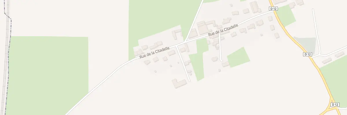 Plan du 20 Rue de la Citadelle à Hamelincourt