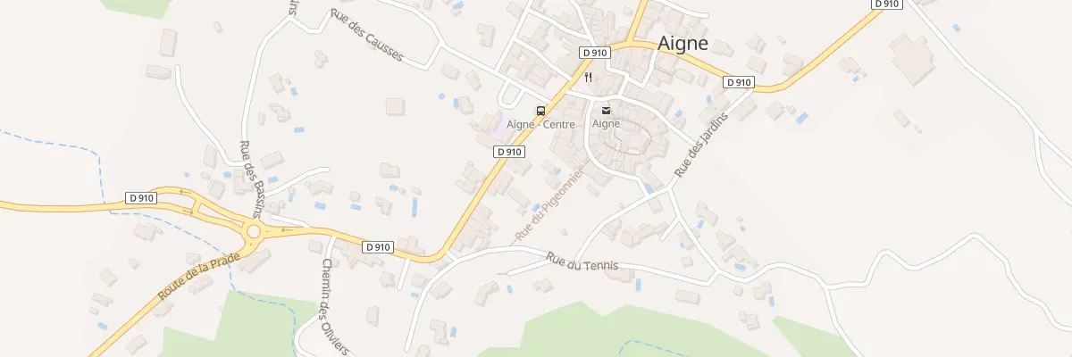 Plan du 5091 Au Village à Aigne