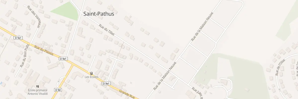 Plan du 10 Rue du Tillet à Saint-Pathus