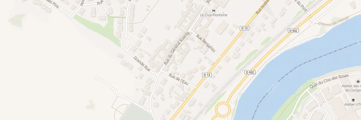 Plan du 457 Rue du Général Koenig à Venette