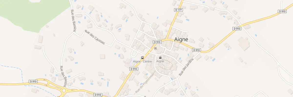 Plan du 5062 Au Village à Aigne