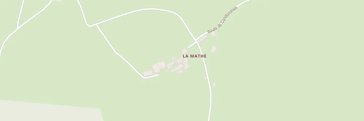 Plan du 10 Rte de La Mathe à Nages