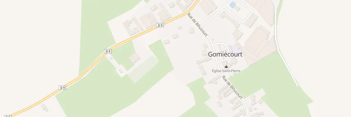Plan du 6 Rue d’Achiet le Grand à Gomiécourt