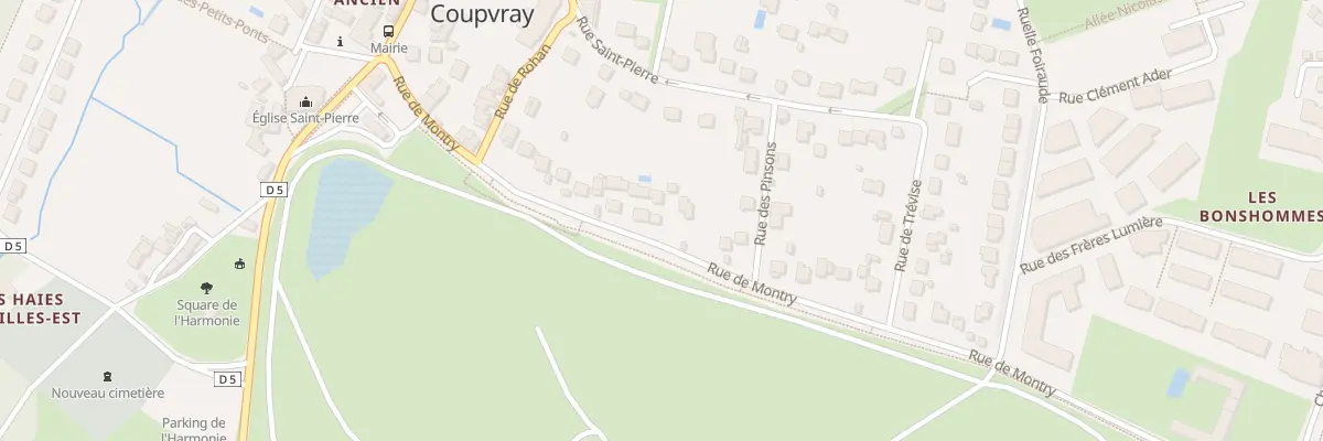 Plan du 27 Rue de Montry à Coupvray