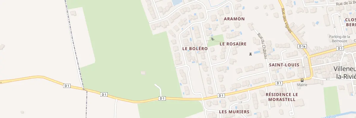 Plan du 8 Av du Boléro à Villeneuve-la-Rivière