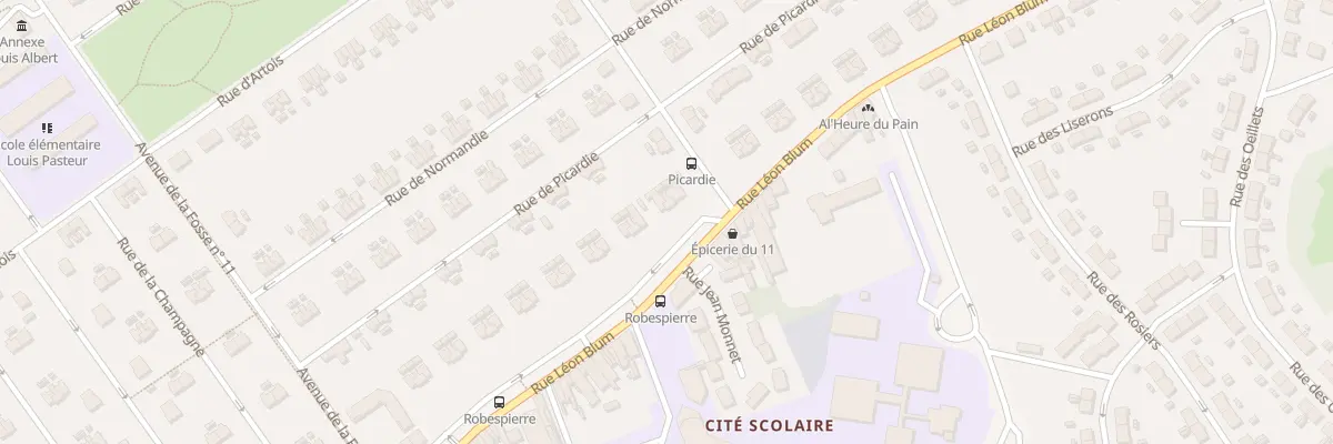 Plan du 80 Rue Léon Blum à Lens