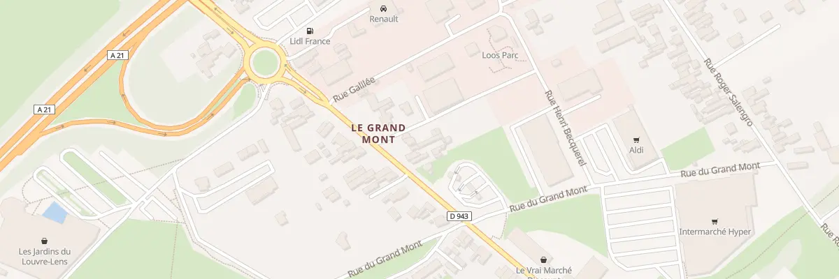Plan du 76 Rte de Béthune à Loos-en-Gohelle