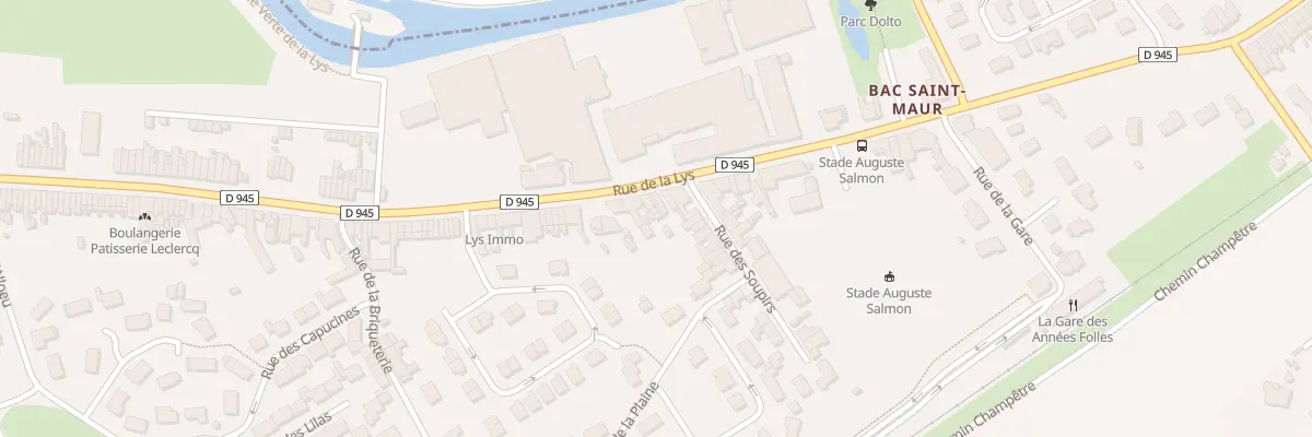 Plan du 3174 Rue de la Lys à Sailly-sur-la-Lys