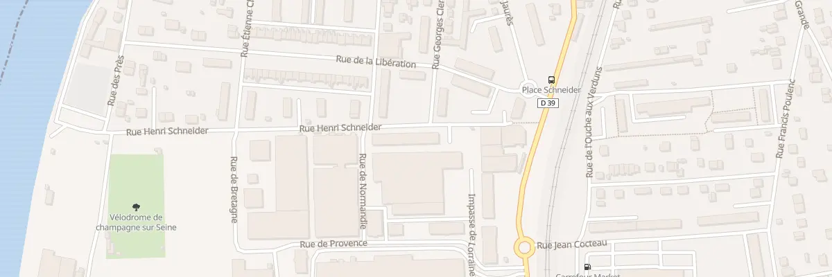 Plan du 12 Rue Henri Schneider à Champagne-sur-Seine
