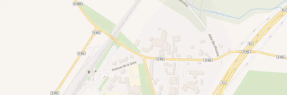 Plan du 40 Rue Beauregard à Nanteuil-le-Haudouin