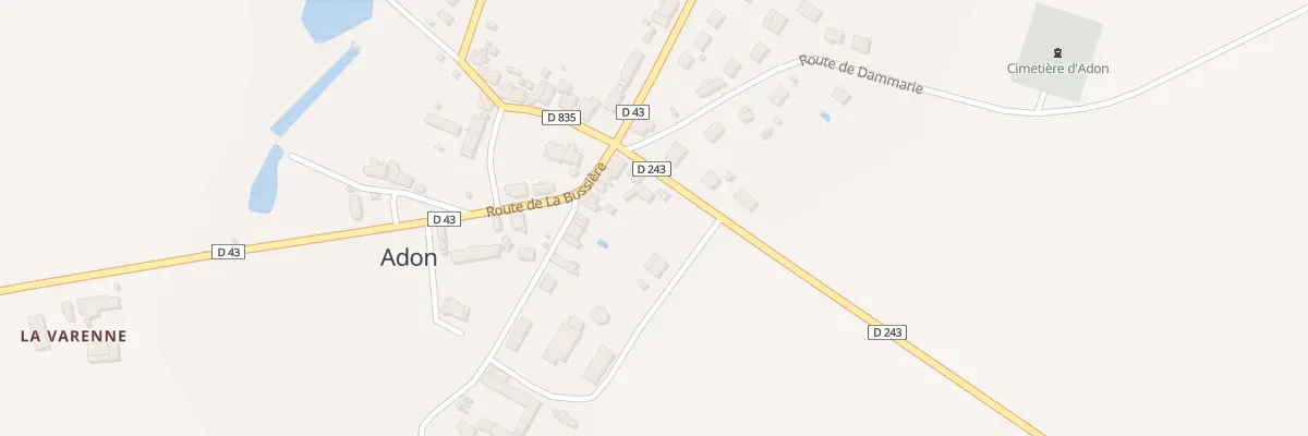 Plan du 5039 Le Bourg Sud à Adon